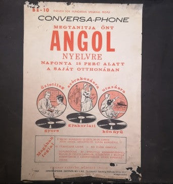 Unknown Artist : English For Hungarian Speaking People - Conversa-Phone Megtanítja Önt Angol Nyelvre (3xLP + Box)