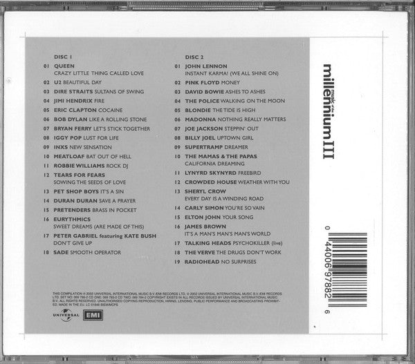 Various : Music Of The Millennium III (2xCD, Comp)