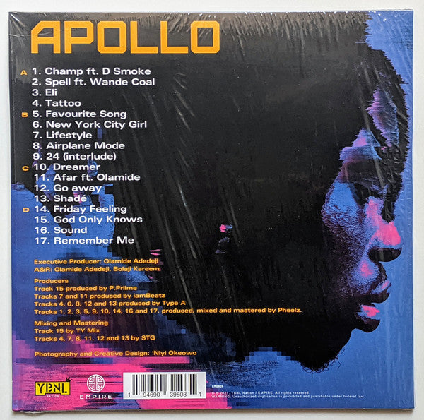 Fireboy DML : Apollo (LP, Tan + LP, Yel + Album, RSD, Ltd)