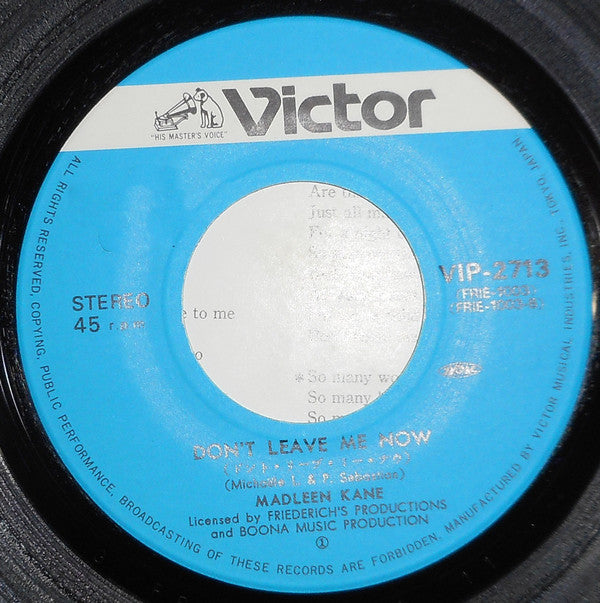 Madleen Kane : I Want You, Need You, Love You (7", Single)