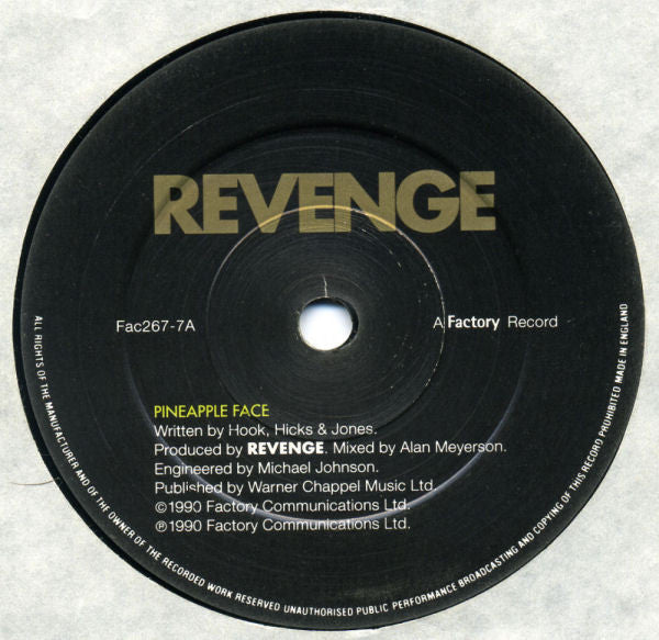Revenge : Pineapple Face (7", Single)