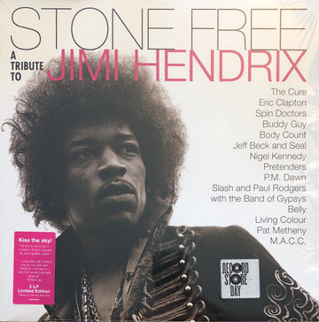 Various : Stone Free (A Tribute To Jimi Hendrix) (LP, Cle + LP, S/Sided, Etch, Cle + Comp, Ltd, RE)