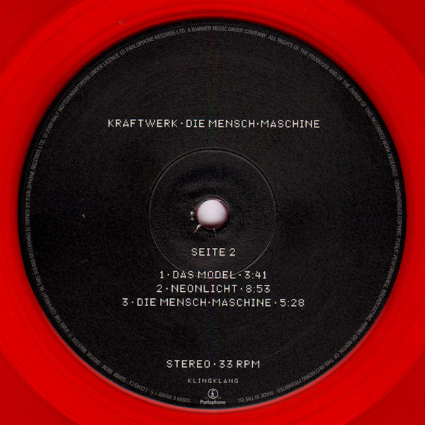 Kraftwerk : Die Mensch•Maschine (LP, Album, Ltd, RE, RM, S/Edition, Red)