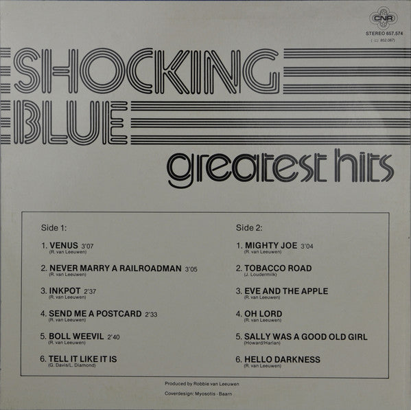 Shocking Blue : Greatest Hits (LP, Comp)