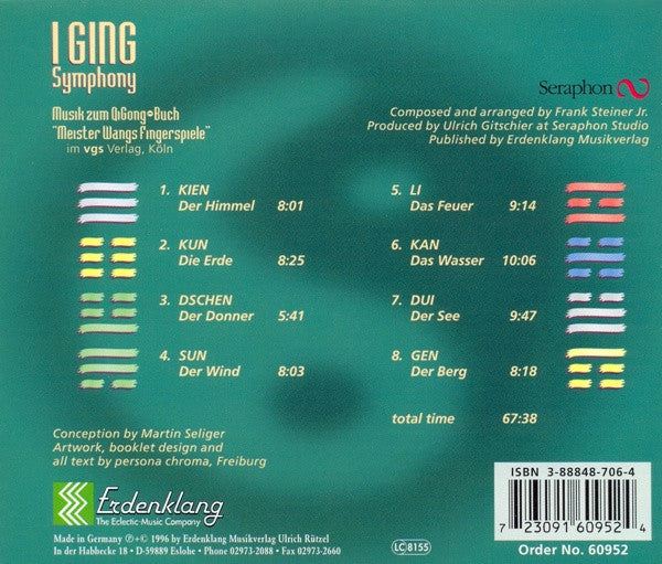 Frank Steiner Jr. : I Ging Symphony (CD, Album)