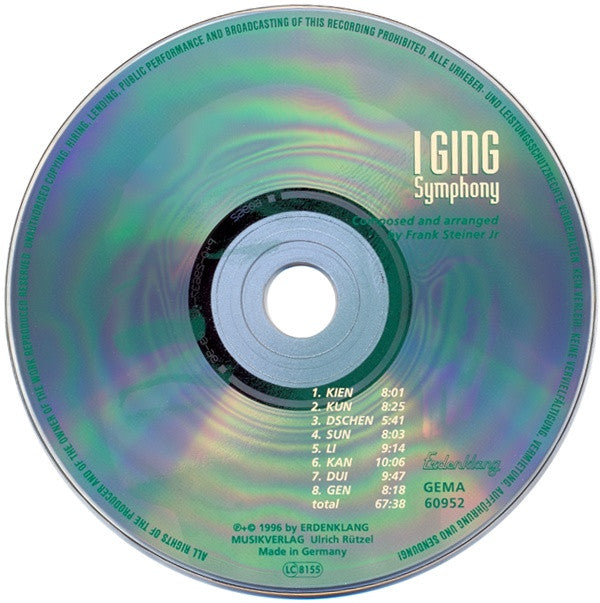 Frank Steiner Jr. : I Ging Symphony (CD, Album)