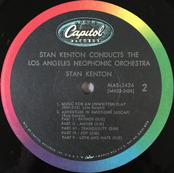 Stan Kenton Conducts The Los Angeles Neophonic Orchestra : Stan Kenton Conducts The Los Angeles Neophonic Orchestra (LP, Album, Mono)