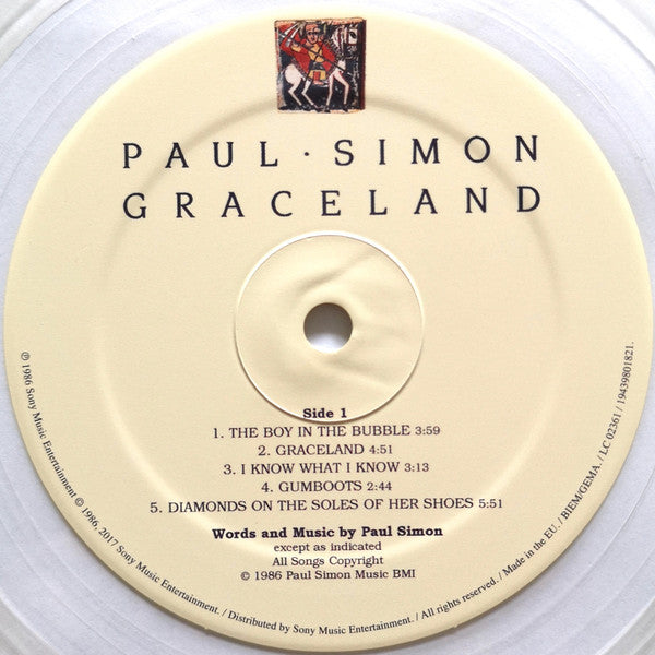 Paul Simon : Graceland (LP, Album, RE, Cle)