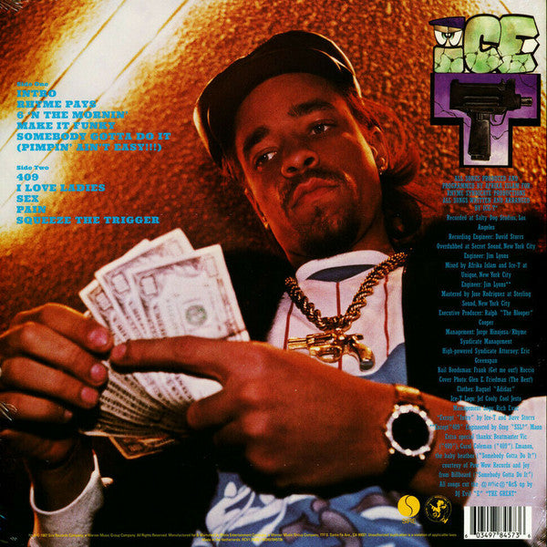 Ice-T : Rhyme Pays (LP, Album, RSD, RE, RP, Yel)