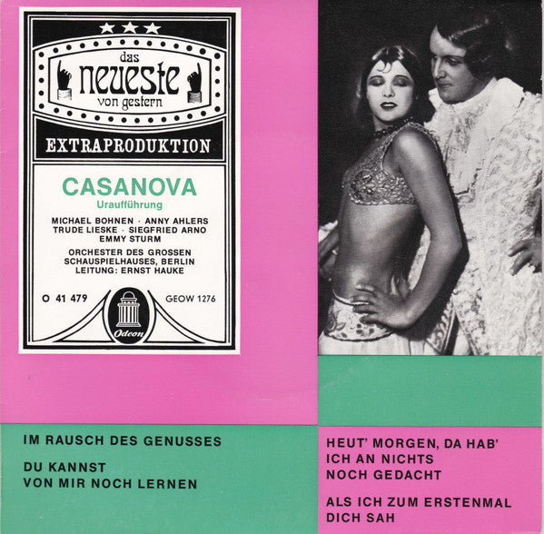 Various : Casanova Uraufführung (7", EP, Mono)