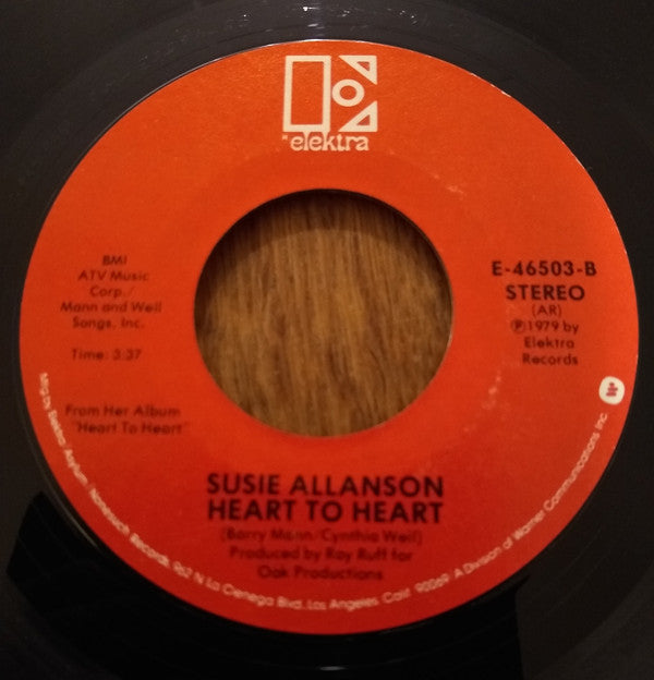 Susie Allanson : Without You / Heart To Heart (7", Single, All)