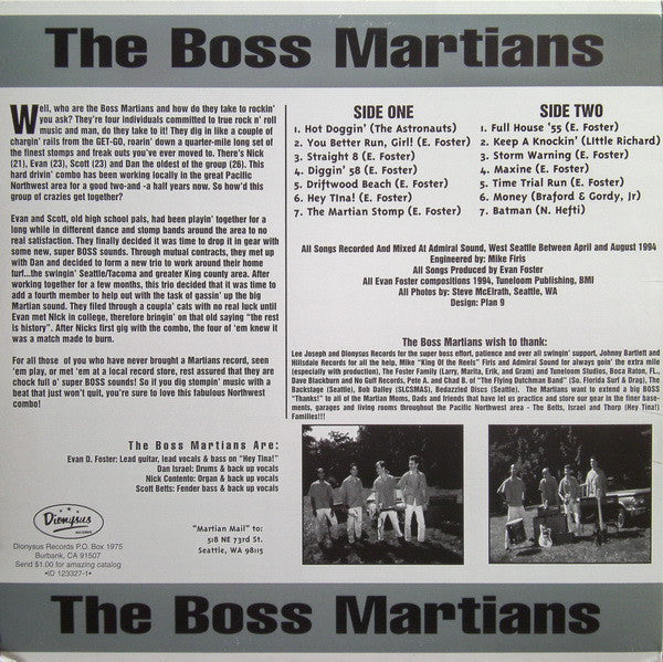 The Boss Martians* : The Boss Martians (LP, Album)