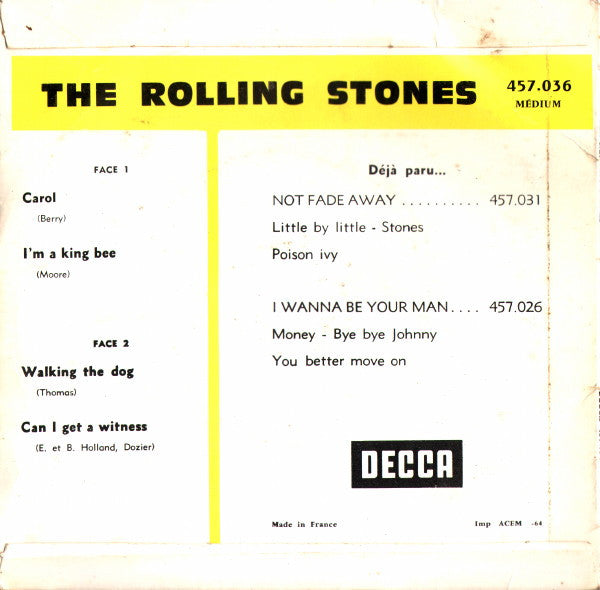 The Rolling Stones : Carol (7", EP)