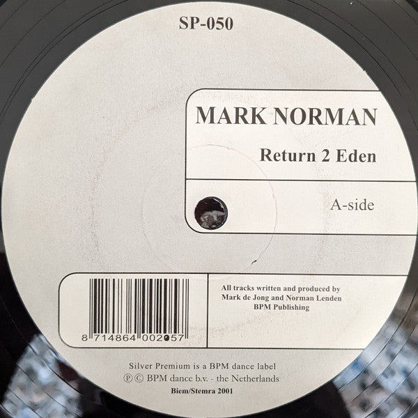 Mark Norman : Return 2 Eden / Overkill (12")