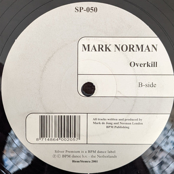 Mark Norman : Return 2 Eden / Overkill (12")