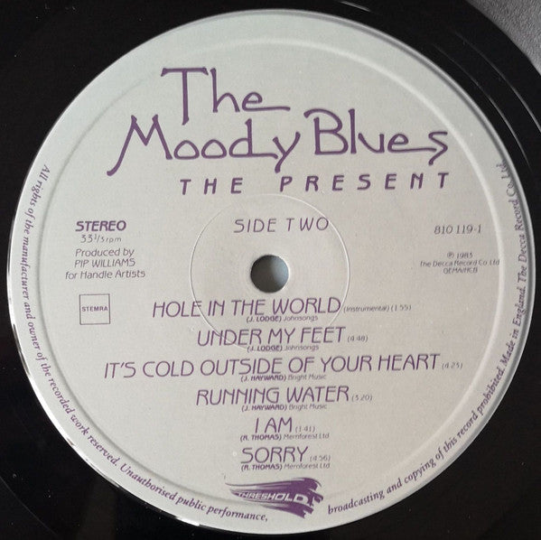 The Moody Blues : The Present (LP, Album, Gat)