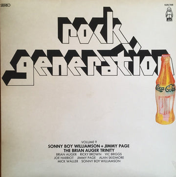 Sonny Boy Williamson (2) + Jimmy Page / Brian Auger & The Trinity : Rock Generation Volume 9 - Sonny Boy Williamson + Jimmy Page / The Brian Auger Trinity (LP, Comp)