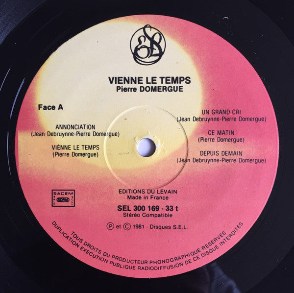 Pierre Domergue : Vienne Le Temps... (LP)