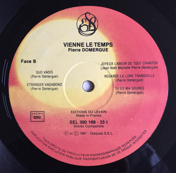 Pierre Domergue : Vienne Le Temps... (LP)