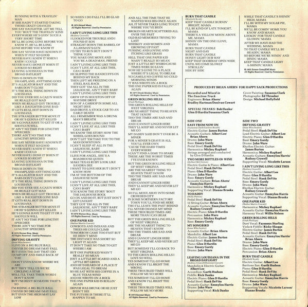 Emmylou Harris : Quarter Moon In A Ten Cent Town (LP, Album)