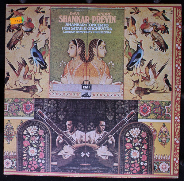 Ravi Shankar - André Previn, London Symphony Orchestra : Concerto For Sitar & Orchestra (LP, Album, RE)