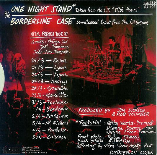 Fixed Up : One Night Stand (7", Single)