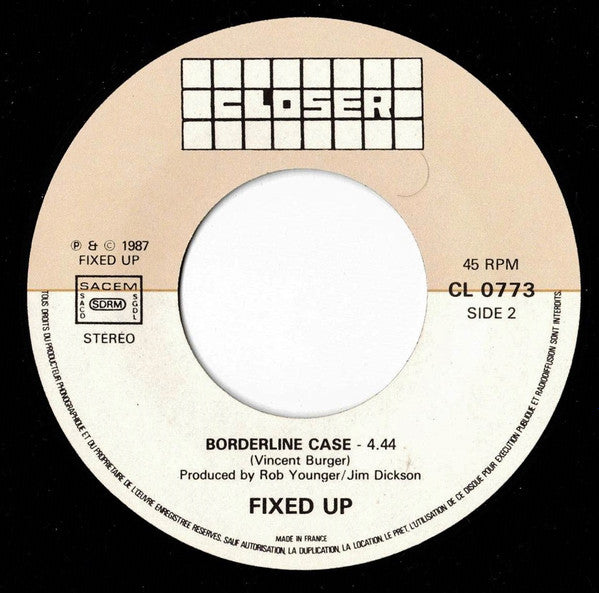 Fixed Up : One Night Stand (7", Single)