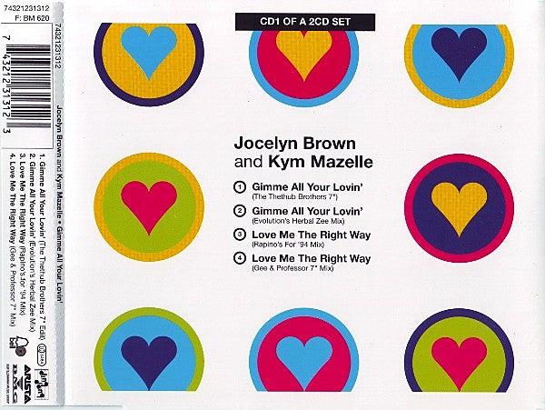 Jocelyn Brown And Kym Mazelle : Gimme All Your Lovin' (CD, Single, CD1)