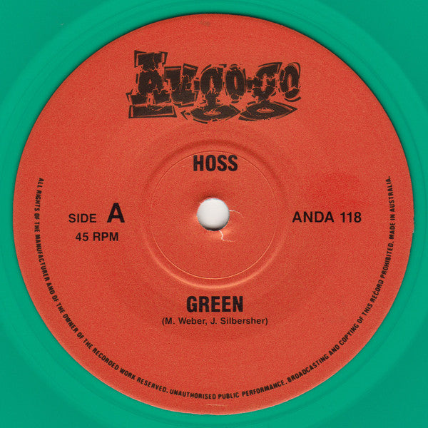 Hoss (4) : Green (7", Single, Gre)