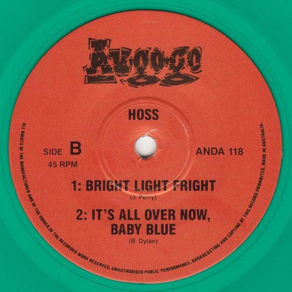 Hoss (4) : Green (7", Single, Gre)