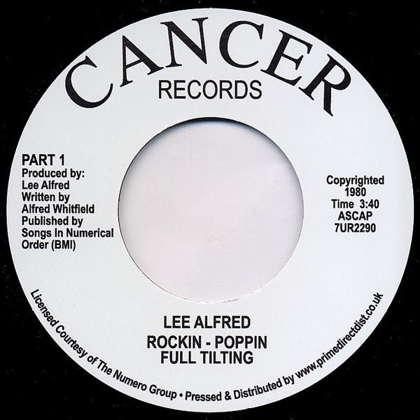 Lee Alfred : Rockin - Poppin Full Tilting (7", RE, RM, RSD)