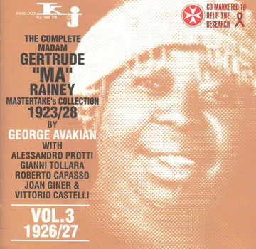 Ma Rainey : The Complete Madam Gertrude "Ma" Rainey Collection 1923/28  Vol.3 1926/27 (CD, Comp, Mono)