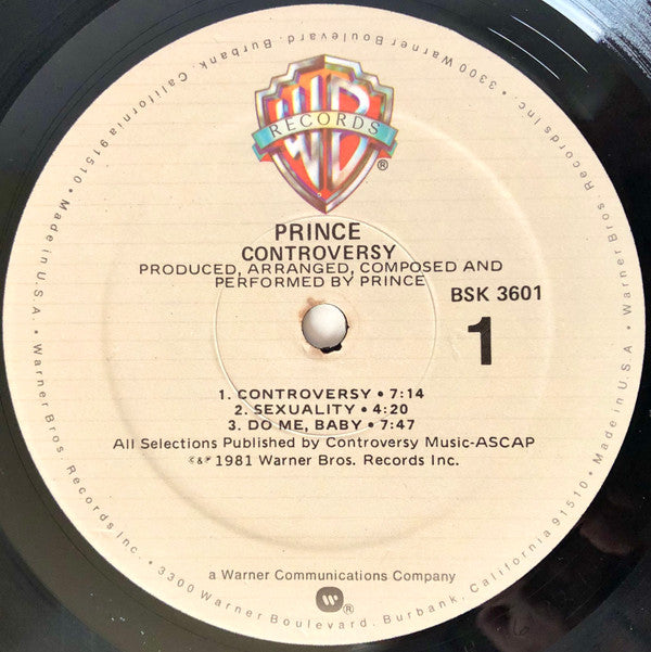 Prince : Controversy (LP, Album, Spe)