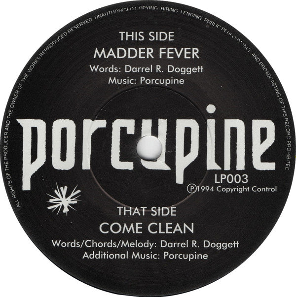 Porcupine (2) : Madder Fever (7", Single)