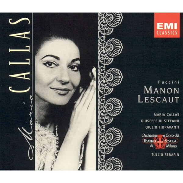 Giacomo Puccini - Maria Callas, Giuseppe di Stefano, Giulio Fioravanti, Orchestra Del Teatro Alla Scala E Coro Del Teatro Alla Scala, Tullio Serafin : Manon Lescaut (2xCD, Album, Mono, RE, RM + Box, Sli)