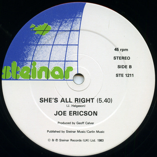 Joe Ericson : Take Your Time (Special 12" Mix) (12")