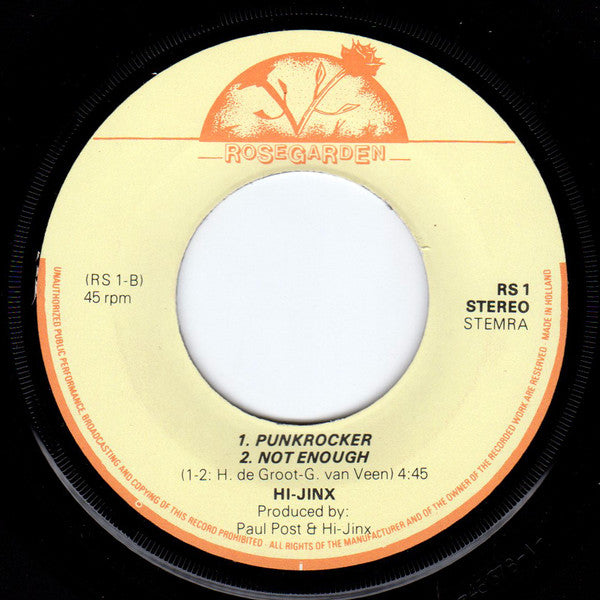 Hi Jinx (2) : Hi Jinx (7")