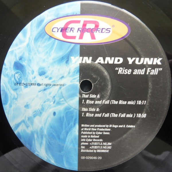 Yin And Yunk : Rise And Fall (10")