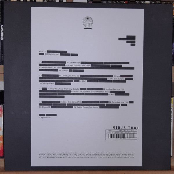 Actress : Karma & Desire (2xLP, Cry + Cass, Album)
