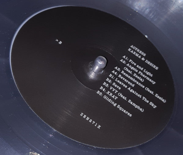 Actress : Karma & Desire (2xLP, Cry + Cass, Album)