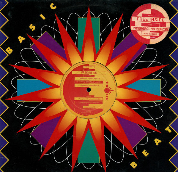 Free Inside : Underground (Remixes) (12")