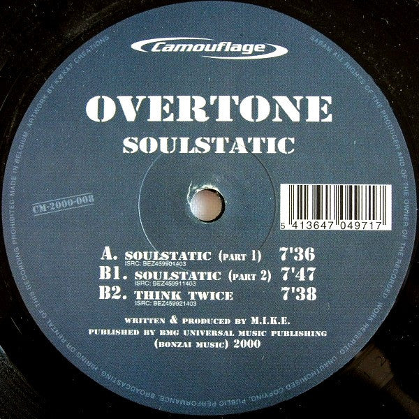 Overtone : Soulstatic (12")