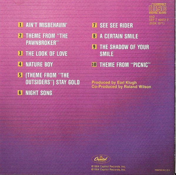 Earl Klugh : Nightsongs (CD, Album, RE, DAD)