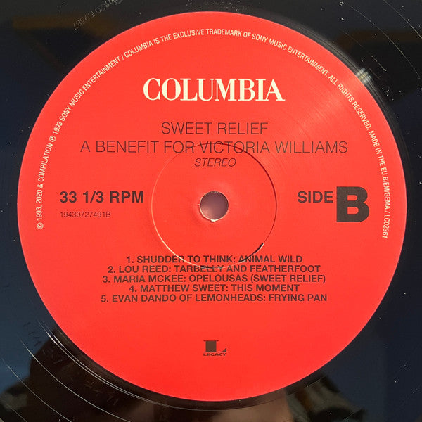 Various : Sweet Relief (A Benefit For Victoria Williams) (LP + LP, S/Sided, Etch + Album, RSD, RE)