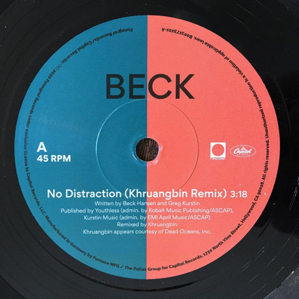 Beck : Uneventful Days (St. Vincent Remix) (7", RSD, Single)
