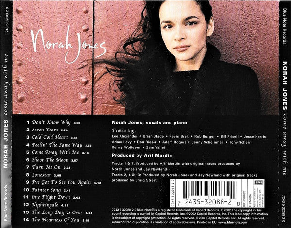 Norah Jones : Come Away With Me (CD, Album)
