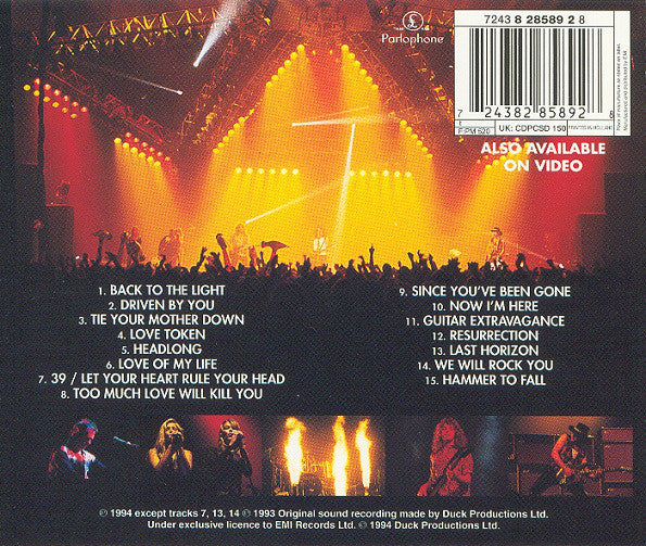 The Brian May Band : Live At The Brixton Academy (CD, Album)