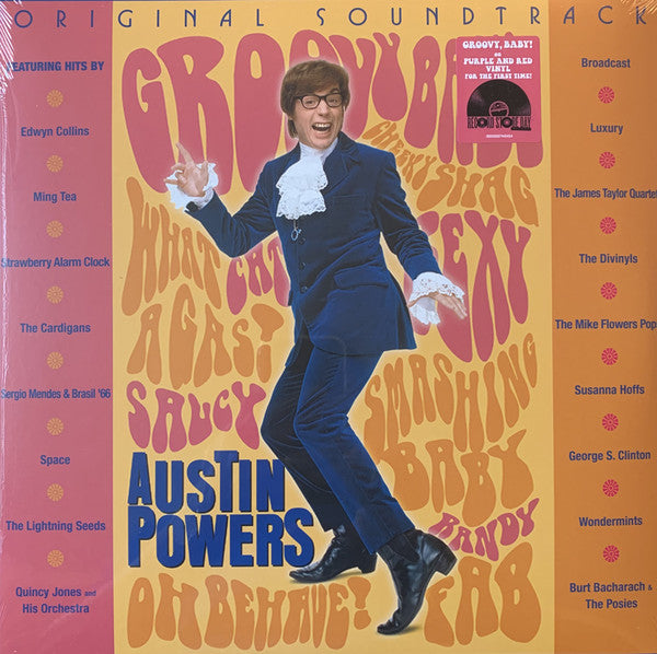 Various : Austin Powers (Original Soundtrack) (RSD, RE + LP, Pur + LP, Red)