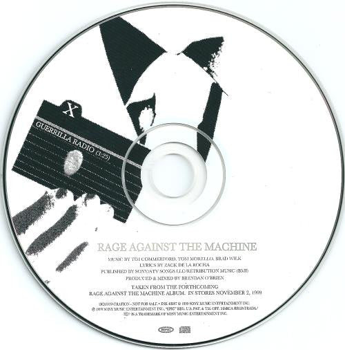 Rage Against The Machine : Guerrilla Radio (CD, Single, Promo)