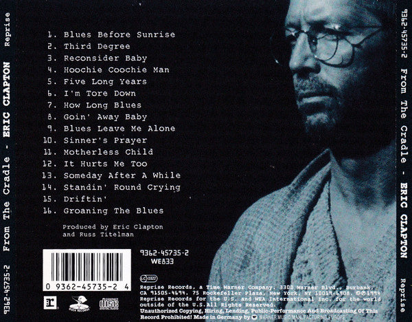 Eric Clapton : From The Cradle (CD, Album)